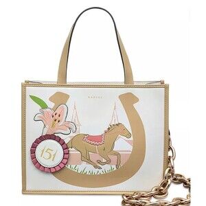 Radley London 151st Kentucky Derby Small Open Top Grab Purse Satchel Horse Race